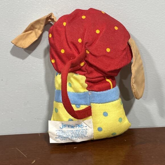 VINTAGE PLAYSKOOL JAMMIE PIES WINKUM PLUSH PET PUPPY DOG NOD SQUEAKER DOLL - Picture 2 of 8